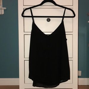 Black Blousey Tank